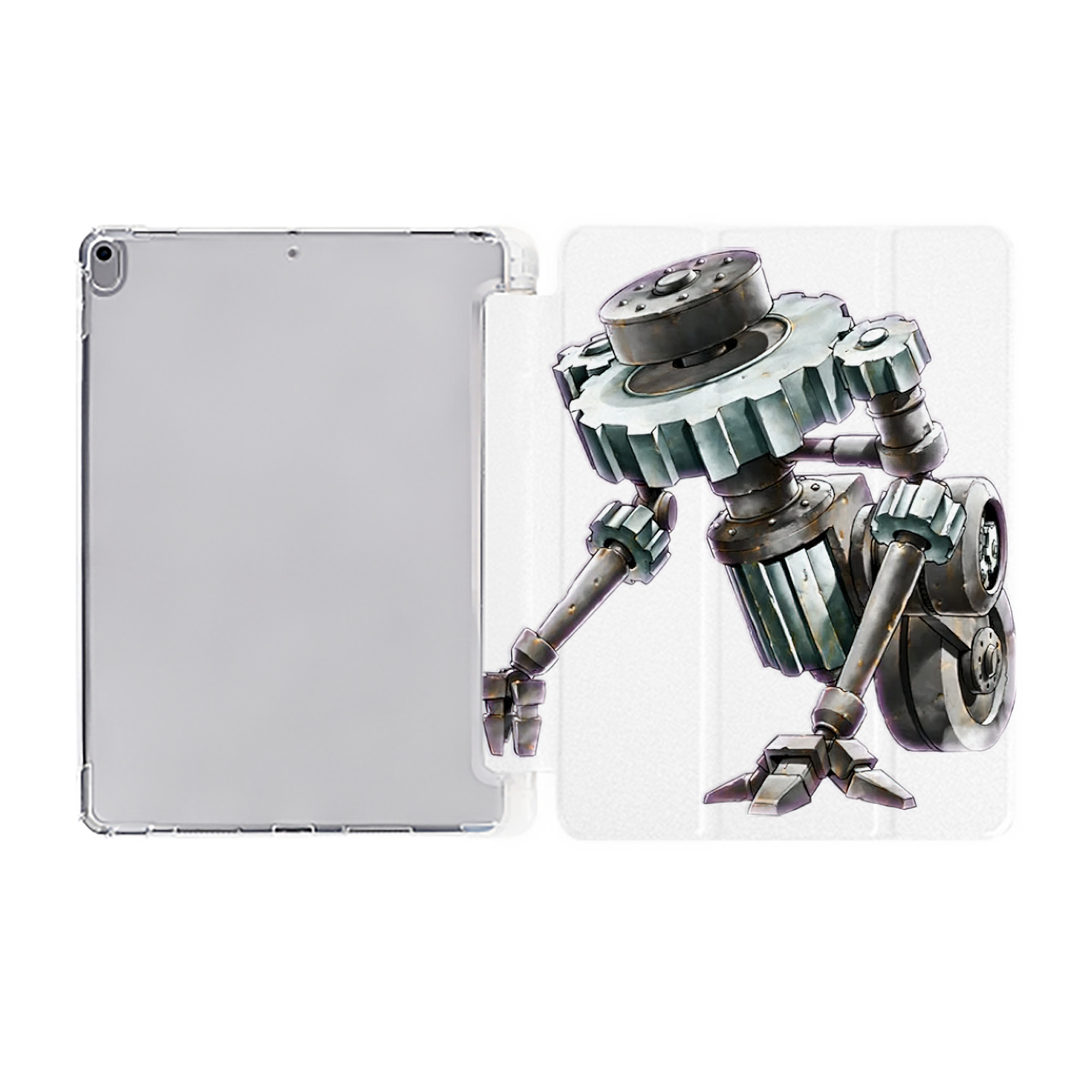 （画像用） 遊☆戯☆王 Yu-Gi-Oh! IPad ケース ペン収納付き 三つ折りスタンド PUレザー×シリコン 対応機種9.5/10.5/10.9インチ